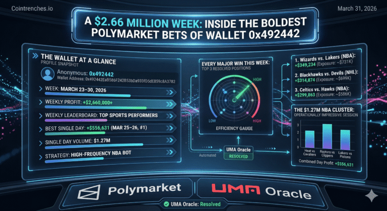 A $2.66 Million Week: Inside the Boldest Polymarket Bets of Wallet 0x492442