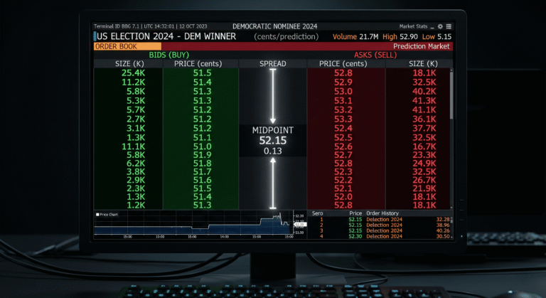 Polymarket Order Book Guide 2026: Market vs Limit, Slippage, Tips