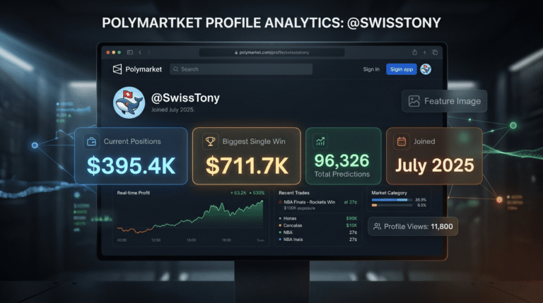 SwissTony Polymarket: $7M All-Time, $722M Volume, Soccer Whale