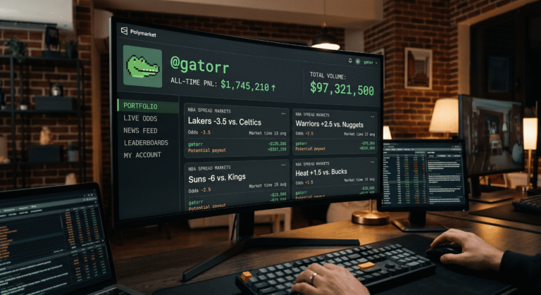 gatorr Polymarket: $1.7M All-Time, NBA Sports Whale Full Profile